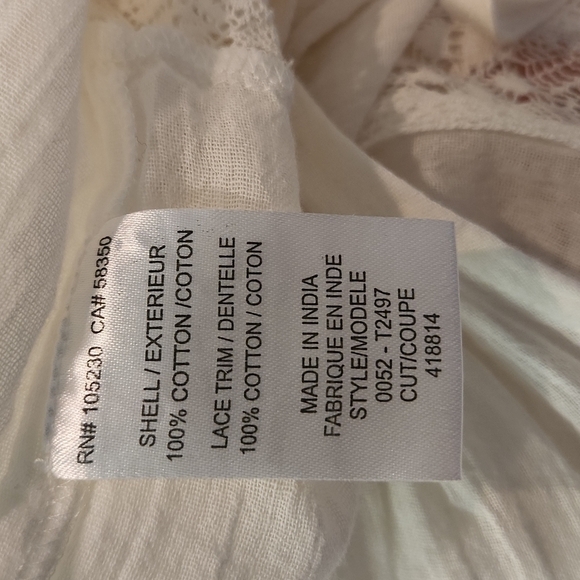 JOIE Lace Accent Keyhole Front Halter Tank - Picture 8 of 8